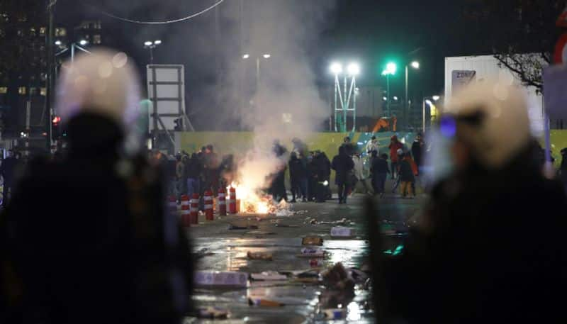 FIFA World Cup 2022 Morocco fans clash with police in Brussels after lose to France