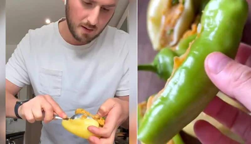 Britain man prepared rajasthani mirchi bajji video goes viral on instagram akb