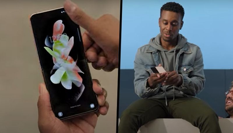 Samsung  mocks iPhone users in a new on the fence ad says Galaxy awaits you Watch gcw