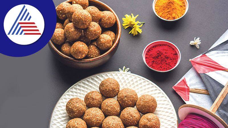 Makar Sankranti 2023 Til laddu traditional recipe Karnataka style ellu bella recipe skr