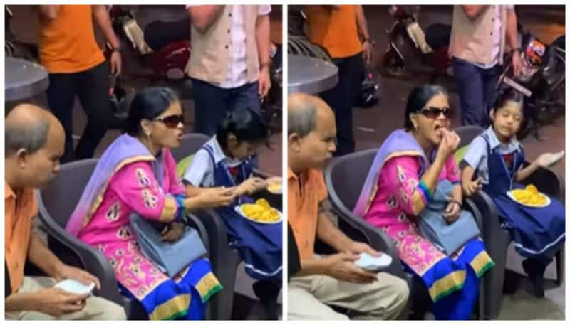 viral video of a girl who support her blind parents