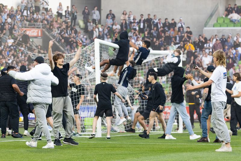 football Melbourne Victory hit with record FA sanctions post pitch invasion chaos during derby-ayh