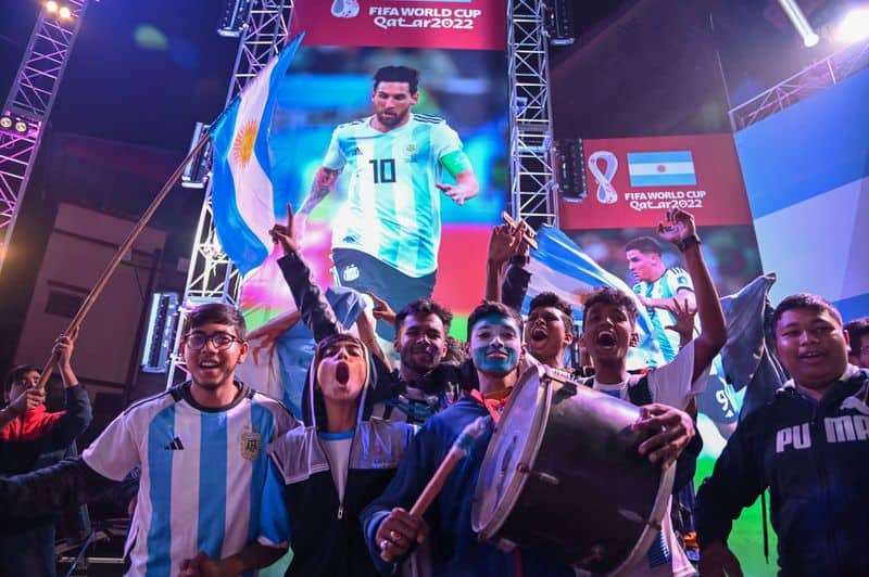 football Millions of Messi fans in India rejoice Argentina's World Cup 2022 win; PM Modi congratulates champions snt