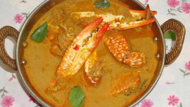 How to make Spicy Crab Kurma in Tamil