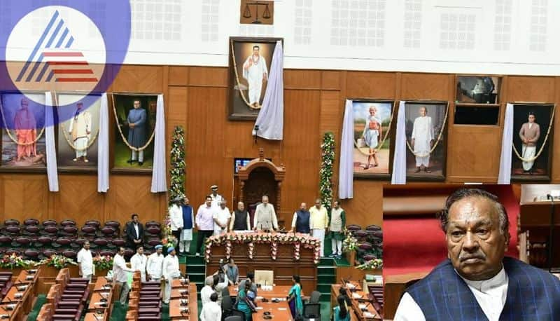 Didnot get a ministerial post because Didnot come to winter session Eshwarappa sat