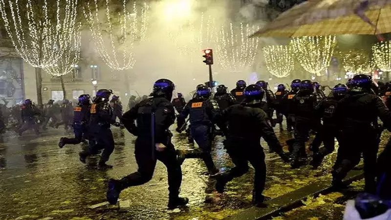 Due to France loses in FIFA World Cup final, Riots break out in Paris