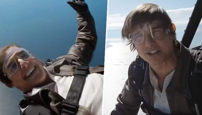 Tom Cruise teases an action sequence from Mission Impossible 7 and wishes holidays to fans   WATCH