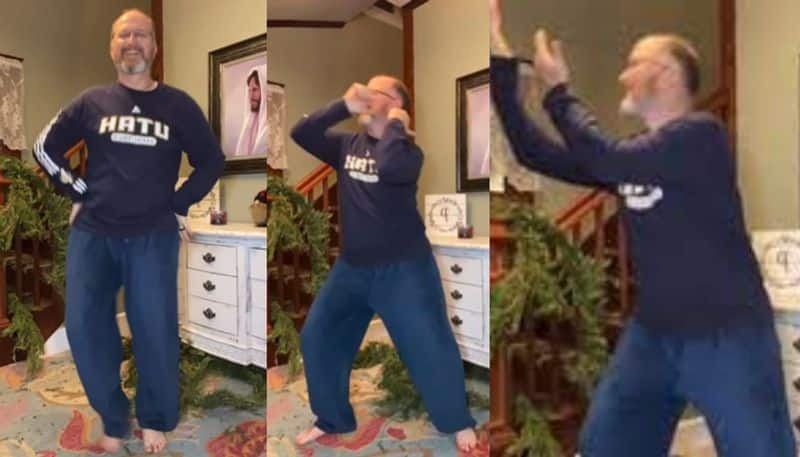 US man dances to SRK and Kajols Mehndi Laga Ke Rakhna