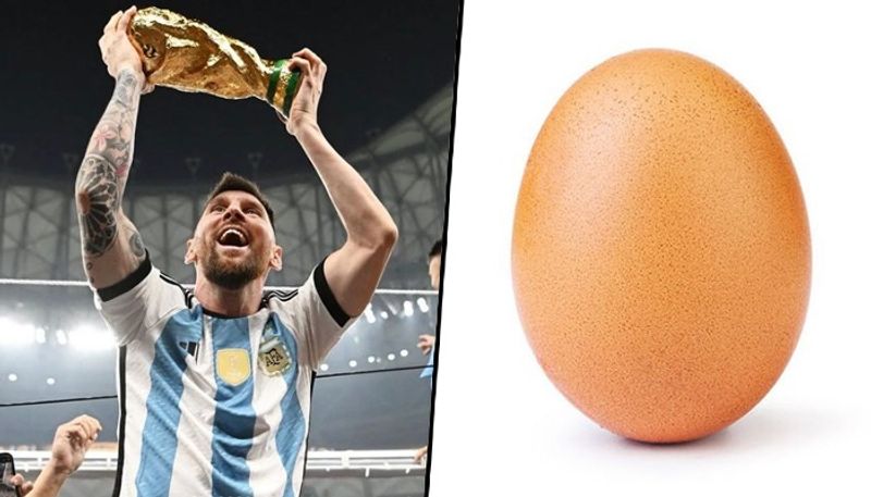 football Argentina Lionel Messi Qatar World Cup 2022 winning photo overtakes 'the egg' to become most liked Instagram picture ever snt