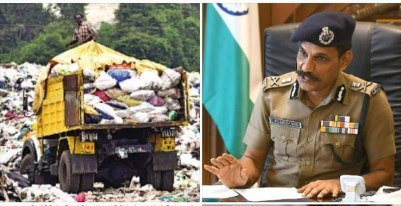 The police department has warned that strict action will be taken if Kerala waste is dumped in Tamil Nadu