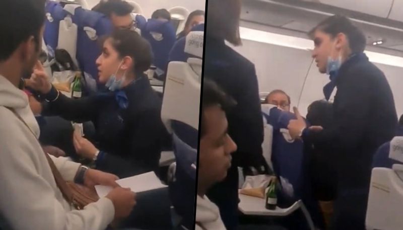 I am not your servant IndiGo air hostess passenger fight mid air in viral video netizens react gcw