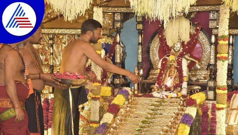 Sabarimala Ayyappa Swamy Padi Pooja Held at Gurumitkal in Yadgir grg