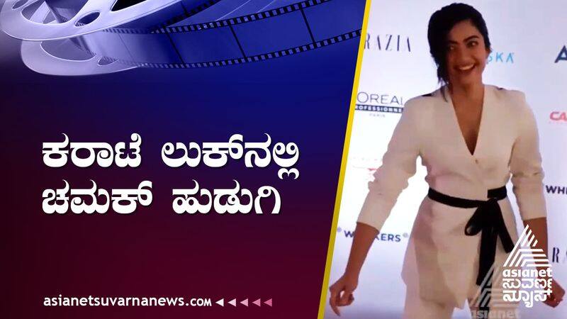 actress rashmika mandanna in karate dress photos goes viral gvd