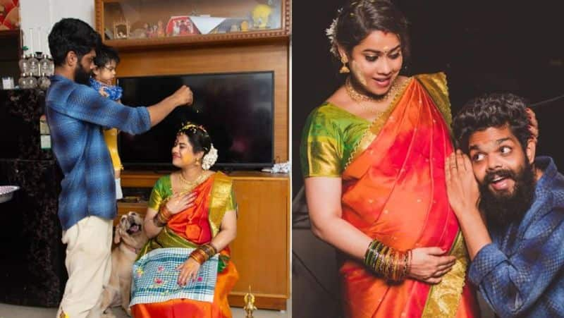 Pandavar Illam serial actress Anu shares her simple Baby shower function photos