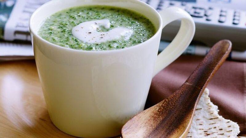 How to make Coconut Milk  spinach Soup in Tamil