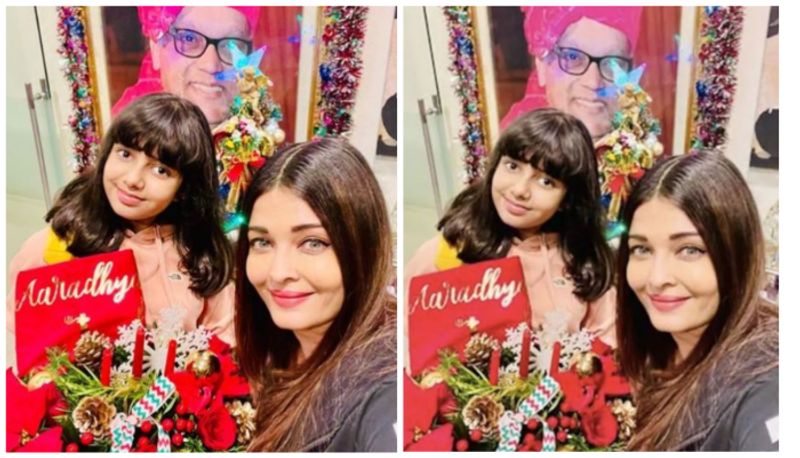 aishwarya rai celebrates christmas with daughter aaradhya bachchan shares an adorable pic