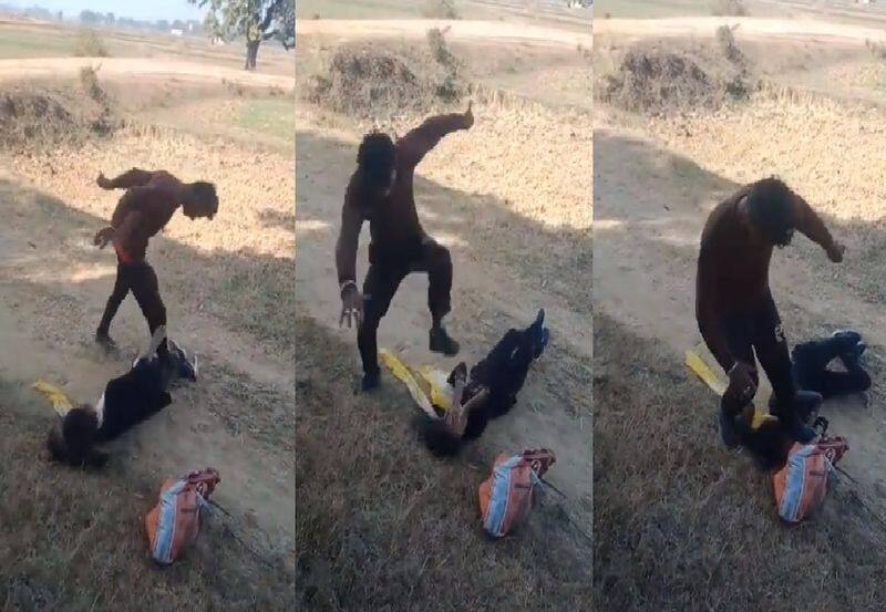 brutal attack on a woman who refused to marry and shocking video has been released