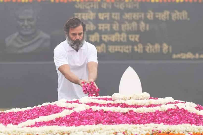 Bharat Jodo Yatra: Rahul Gandhi visits memorials of former PMs during Delhi leg, pays tribute