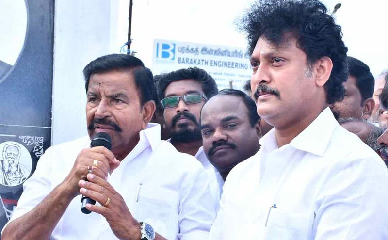 Coimbatore district secretary Na Karthik audio criticizing the DMK leadership was released and caused a sensation