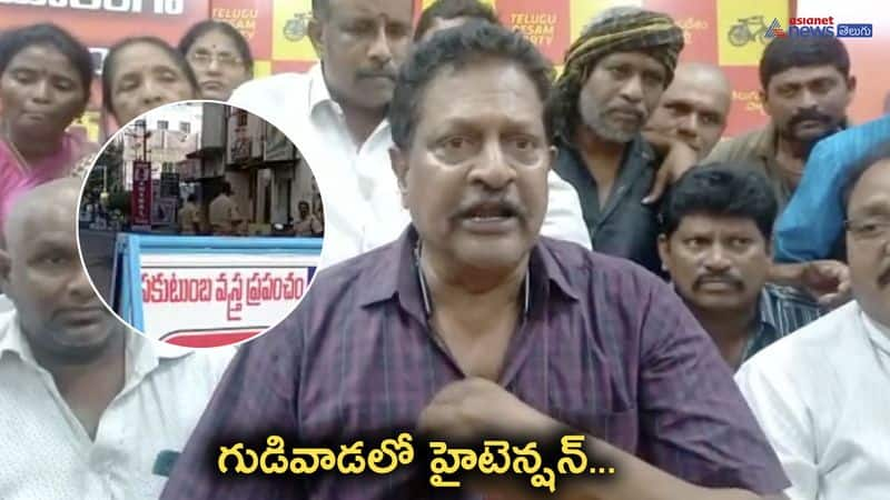 High tension situations in Gudivada Krishna District 