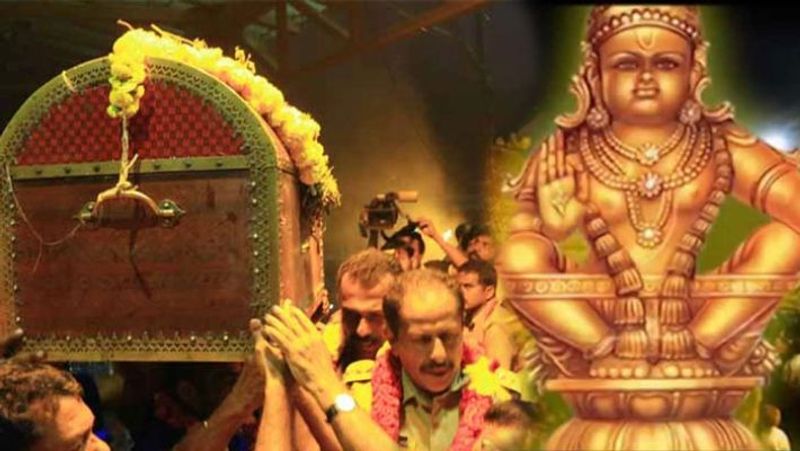 sabarimala mandala pooja thanka anki reached sannidhanam