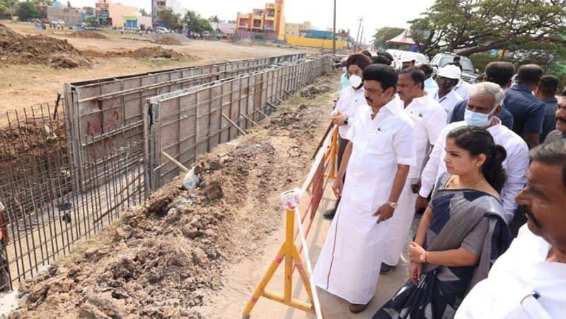 Tamil Nadu Chief Minister M.K. Stalin's flood prevention measures in Chennai