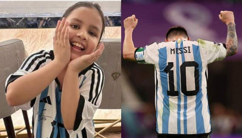 Argentina Star Footballer Lionel Messi Send Special Gift to MS Dhoni's Daughter