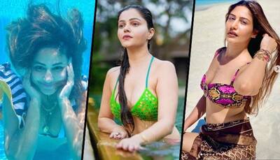 Year Ender 2022 : Rubina Dilaik से हिना खान तक, स्विमसूट में दिखीं ये तीन टीवी एक्ट्रेस