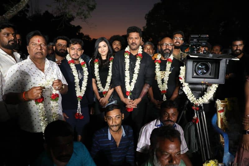 actor prabhudeva starring wolf movie shooting warped 