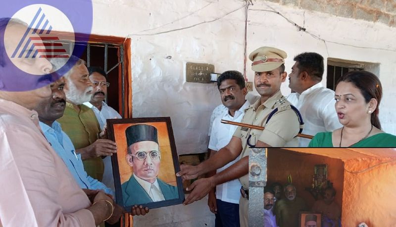 Veer Savarkars portrait installed in Belagavi Hindalaga Jail Sat