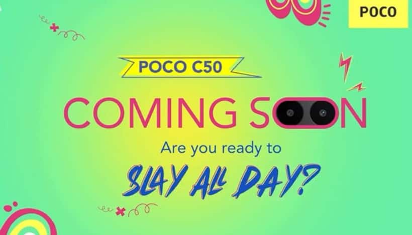 Poco C50 to launch in India soon, will be available via Flipkart