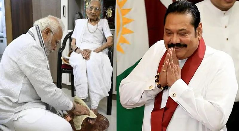 Mahinda Rajapaksa wishes PM Modi's mother a speedy recovery