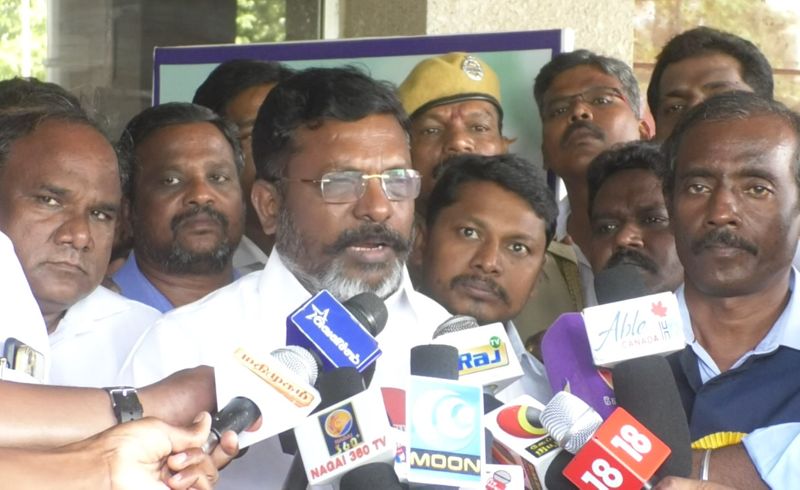 The reason for the train accident is that the employees are not filled in the direction of privatization! -  Thol Thirumavalavan