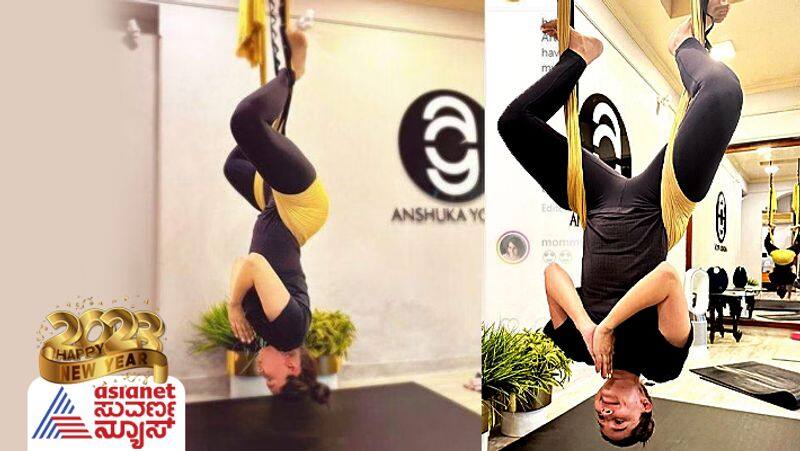 Alia Bhat did areal yoga after one and half month of delivery of child 