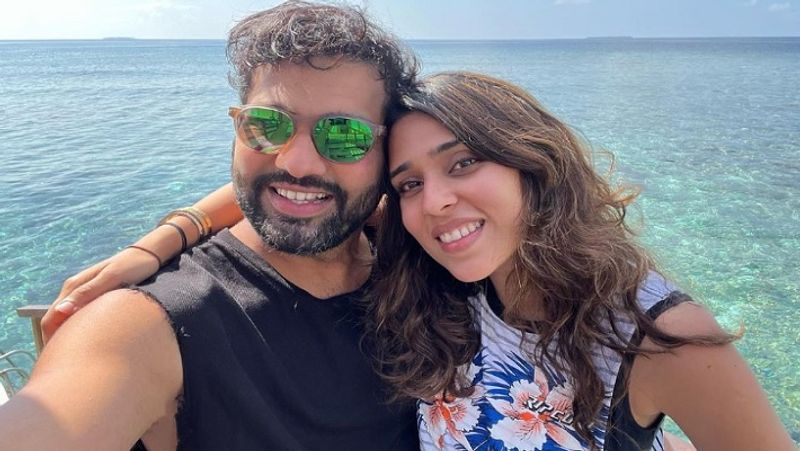 Rohit Sharma enjoying his off time with his family members in Maldives