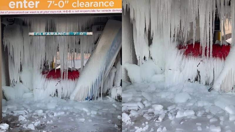 Car washing room looks like showroom after snowfall video goes viral akb