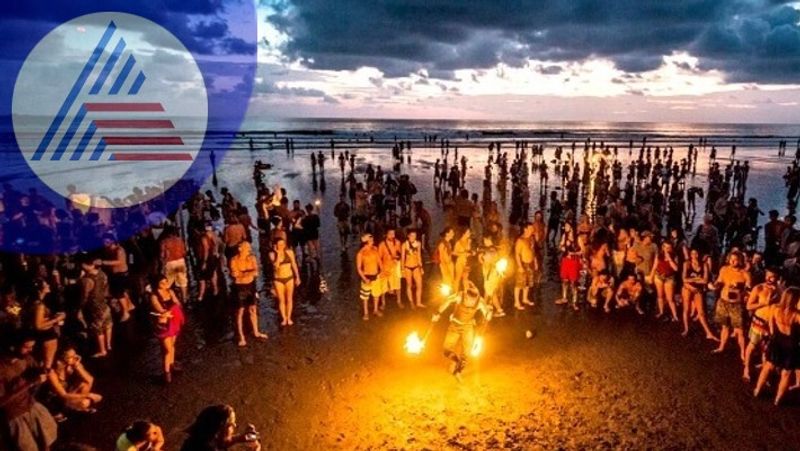 New year celebration One and a half lakh tourists visit gokarna rav