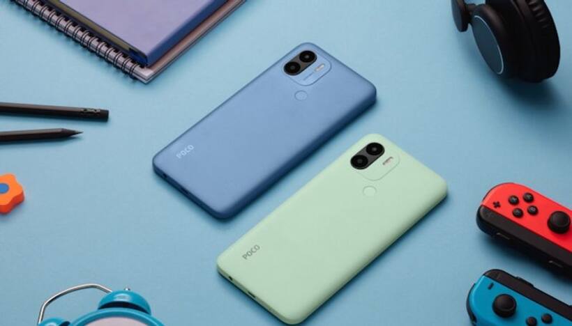 Poco C50 launched in India; smartphone comes with leather-like texture design, fingerprint scanner & more 