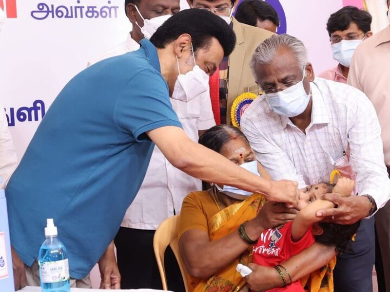 polio drops camps across tamil nadu today