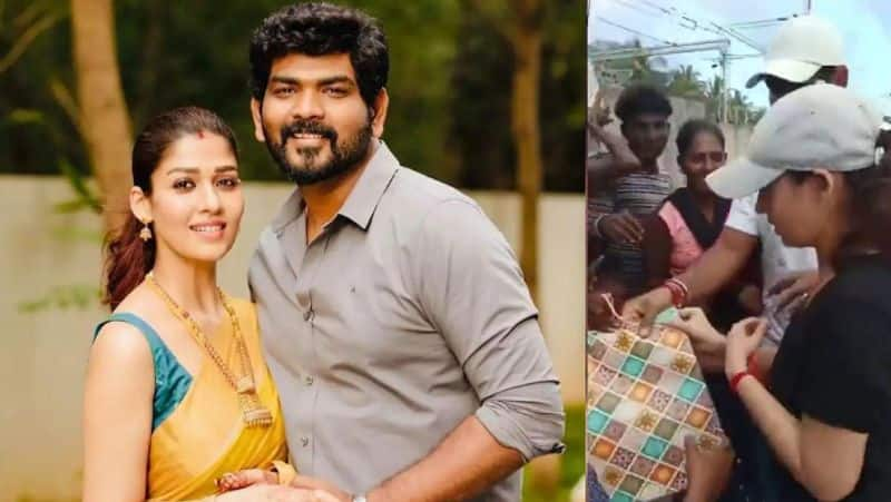 nayanthara-and-vignesh-shivan-distributes-new-year-gifts-to-chennai-road-side-peoples