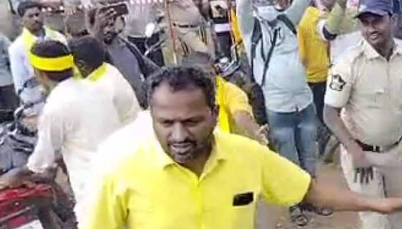 Chandrababu Kuppam Visit:Police  Files Case  Against  TDP  in Kuppam  