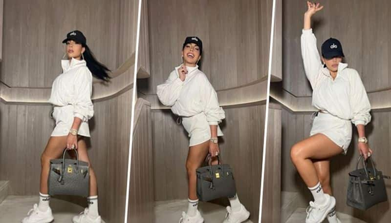 SEXY Pictures: Al-Nassr Cristiano Ronaldo girlfriend Georgina Rodriguez flaunts toned legs in ultra-short white gym ensemble snt