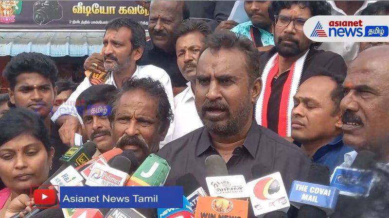 sp velumani challenged that let dmk stand alone if it have courage