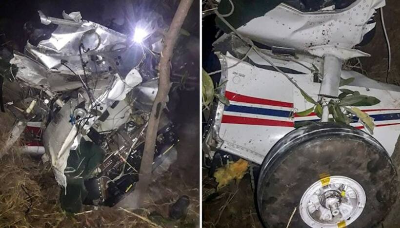 Madhya Pradesh: Trainer aircraft crashes into temple in Rewa district; pilot dead, other injured