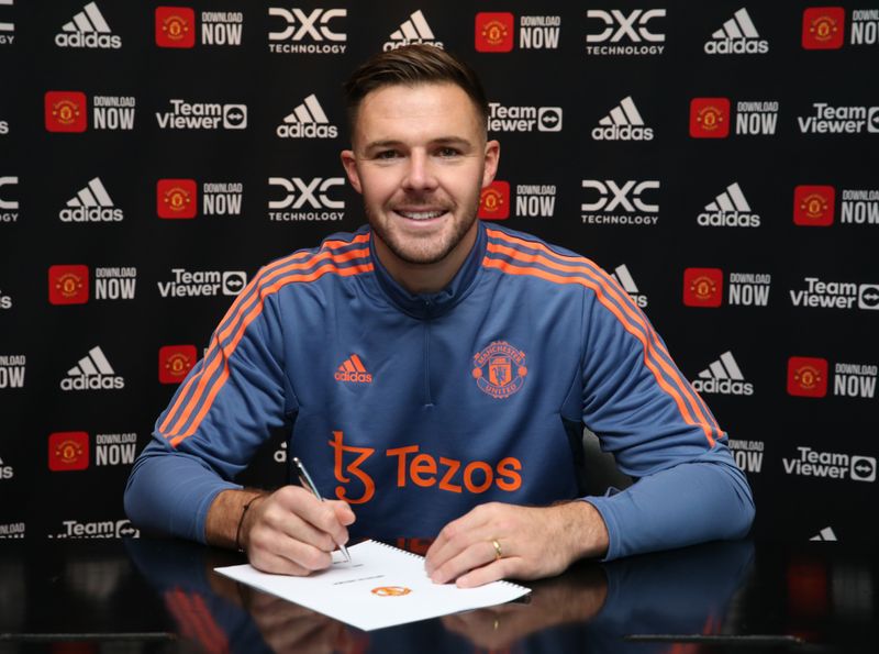 football Manchester United signs goalkeeper Jack Butland on loan from Crystal Palace for season remainder-ayh