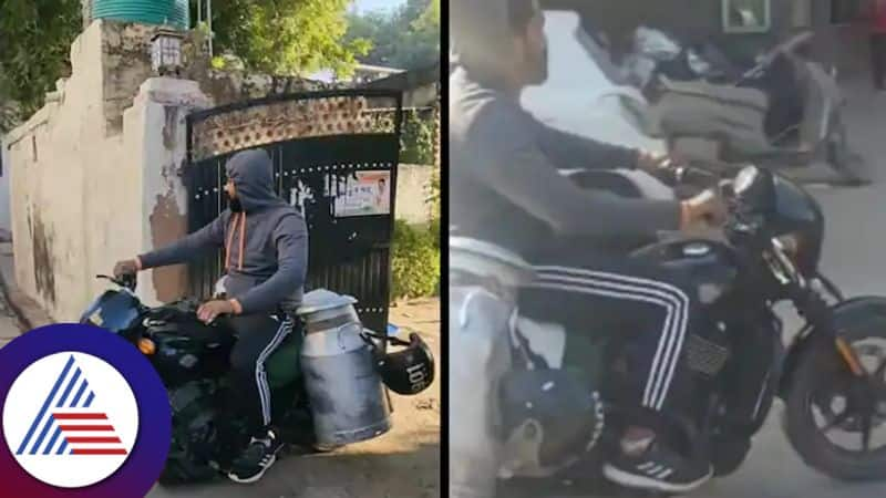 Man Sells Milk On Flashy Harley Davidson And Internet Cannot Keep Calm Vin