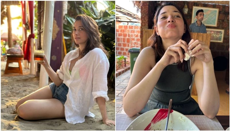 After kiss video with Vijay Varma from New Year goes viral, Tamannaah Bhatia posts new pics from Goa