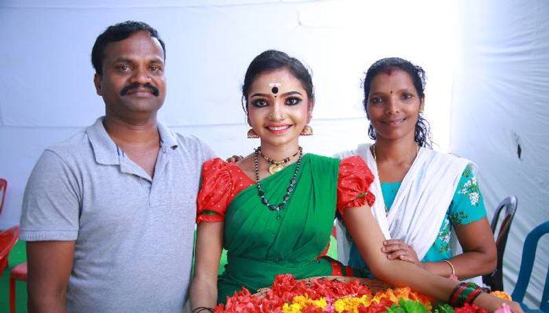 amaya m krishna tribal student in kalolsavam 