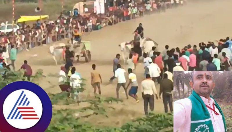 Mandya Bullock cart race Man dies after bullock cart runs over spectators sat