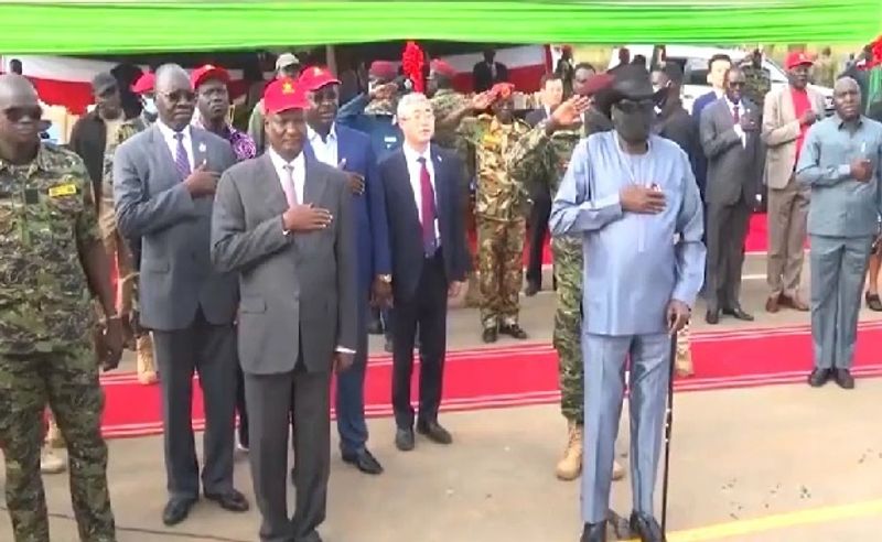 president of south sudan urinating in his pants and video goes viral 